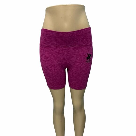 Beverly Hills Polo Club Pull On 5 Inch Bike Shorts‎ Magenta Pink Purple Small - Picture 5 of 12